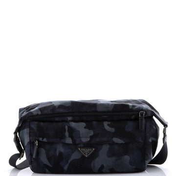 Prada Camouflage Convertible Pocket Belt Bag Tessuto Medium