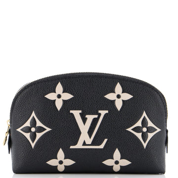 Louis Vuitton Cosmetic Pouch Bicolor Monogram Empreinte Giant