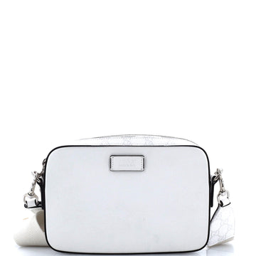 Gucci Crossbody Camera Bag Leather and GG Coated Canvas Small