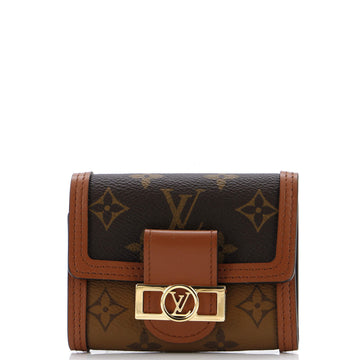 Louis Vuitton Dauphine Wallet Reverse Monogram Canvas Compact