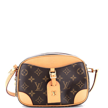 Louis Vuitton Deauville Handbag Monogram Canvas Mini