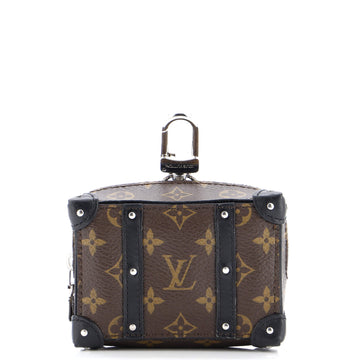 Louis Vuitton Soft Trunk Bag Charm and Key Holder Macassar Monogram Canvas