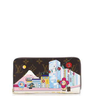 Louis Vuitton Zippy Wallet Limited Edition Vivienne Xmas Monogram Canvas