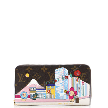 Louis Vuitton Zippy Wallet Limited Edition Vivienne Xmas Monogram Canvas