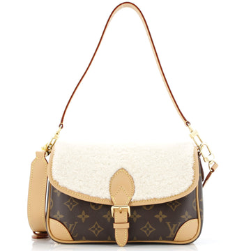 Louis Vuitton Diane NM Handbag Monogram Canvas with Shearling