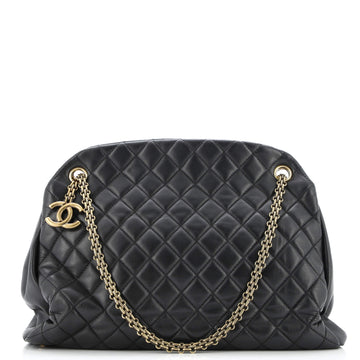 Chanel Just Mademoiselle Bag Quilted Lambskin Large