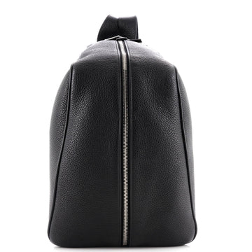 Prada Triangle Zip Backpack Leather