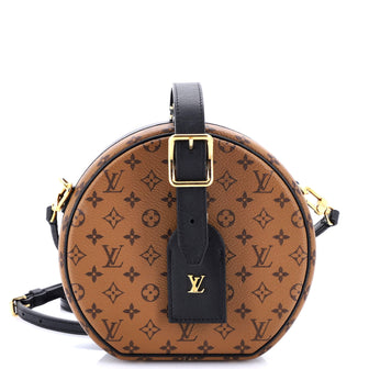 Louis Vuitton Petite Boite Chapeau Bag Reverse Monogram Canvas
