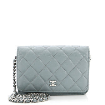 Chanel Wallet on Chain Quilted Caviar Mini