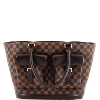 Louis Vuitton Manosque Handbag Damier GM