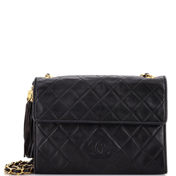 Chanel Vintage Diamond CC Flap Bag Quilted Lambskin Medium