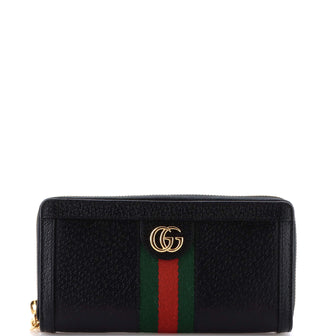 Gucci Ophidia Zip Around Wallet Leather