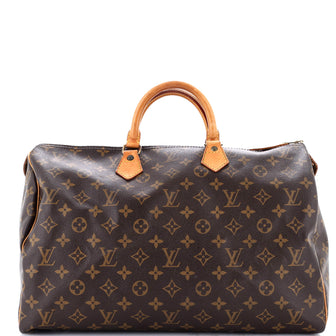 Louis Vuitton Speedy Handbag Monogram Canvas 40