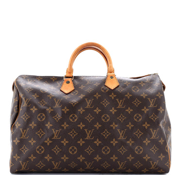 Louis Vuitton Speedy Handbag Monogram Canvas 40
