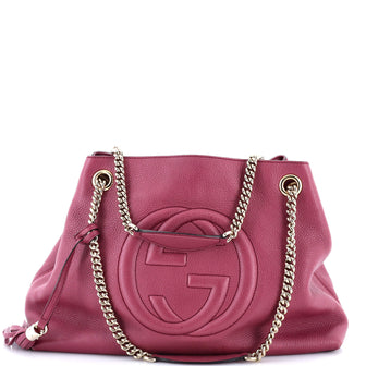 Gucci Soho Chain Strap Shoulder Bag Leather Medium