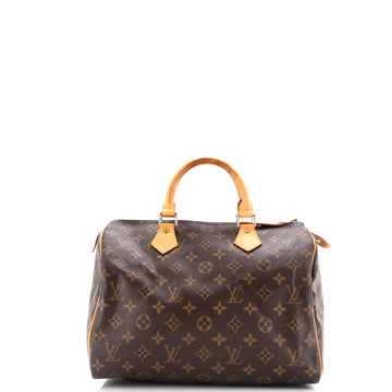 Louis Vuitton Speedy Handbag Monogram Canvas 30