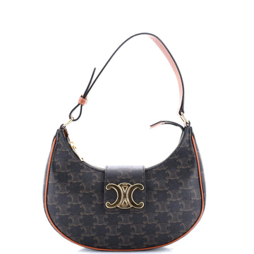 Celine Ava Bag Triomphe Coated Canvas Medium