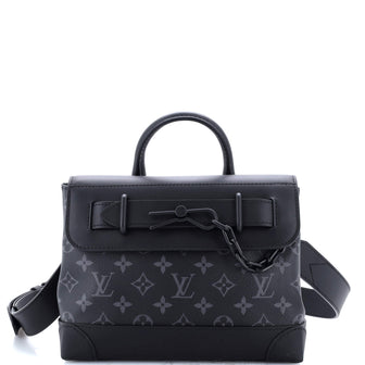 Louis Vuitton Steamer Crossbody Bag Monogram Eclipse Canvas PM