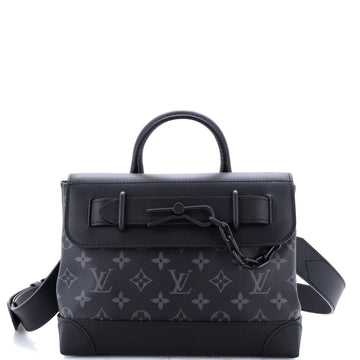 Louis Vuitton Steamer Crossbody Bag Monogram Eclipse Canvas PM