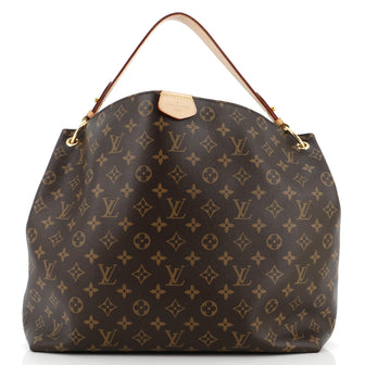 Louis Vuitton Graceful Handbag Monogram Canvas MM