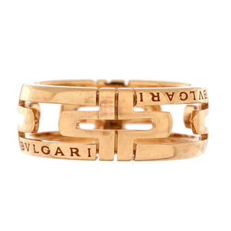 Bvlgari Parentesi Band Ring 18K Rose Gold 8mm