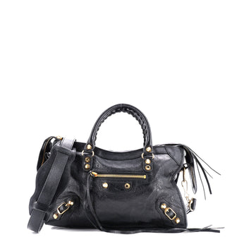 Balenciaga City Classic Studs Bag Leather Small