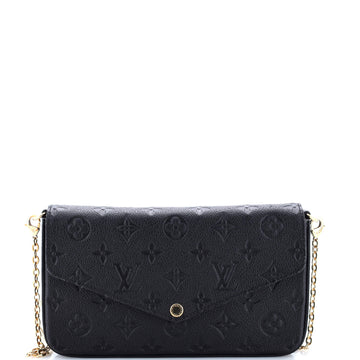 Louis Vuitton Felicie Pochette Monogram Empreinte Leather