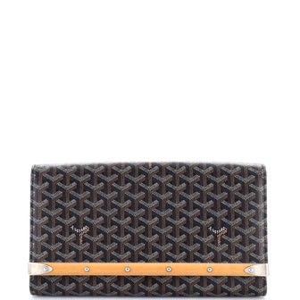 Goyard Monte Carlo Clutch Coated Canvas MM