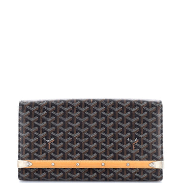 Goyard Monte Carlo Clutch Coated Canvas MM