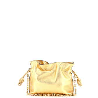 Loewe Flamenco Knot Donut Chain Clutch Leather Mini