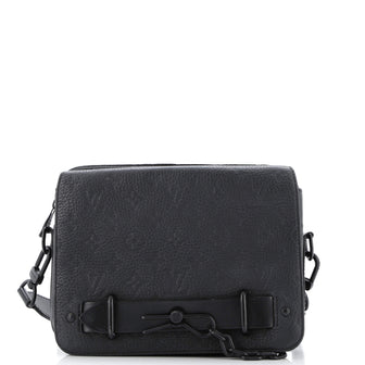 Louis Vuitton Steamer Messenger Bag Monogram Taurillon Leather