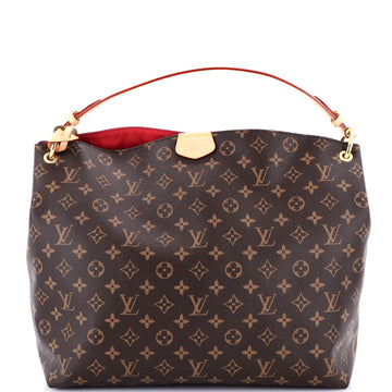 Louis Vuitton Graceful Handbag Monogram Canvas MM