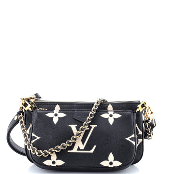 Louis Vuitton Multi Pochette Accessoires Bicolor Monogram Empreinte Giant