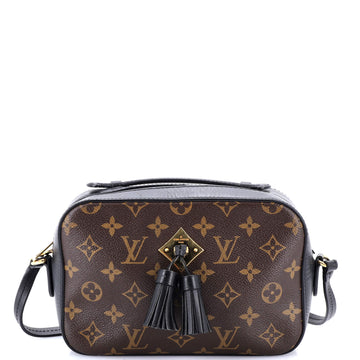 Louis Vuitton Saintonge Handbag Monogram Canvas with Leather