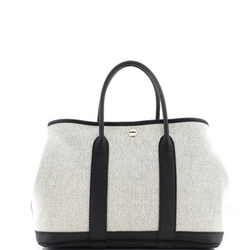 Hermes Garden Party Tote Toile and Leather 30