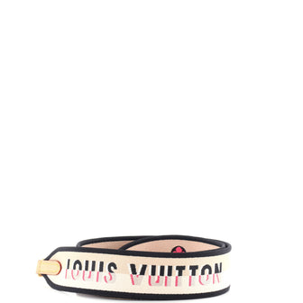 Louis Vuitton Logo Shoulder Strap Jacquard Wide