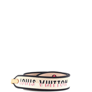 Louis Vuitton Logo Shoulder Strap Jacquard Wide