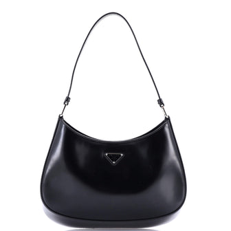 Prada Cleo Shoulder Bag Spazzolato Leather Medium