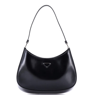 Prada Cleo Shoulder Bag Spazzolato Leather Medium
