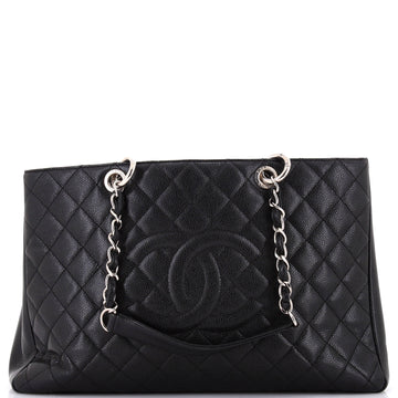 Chanel Grand Shopping Tote Quilted Caviar XL