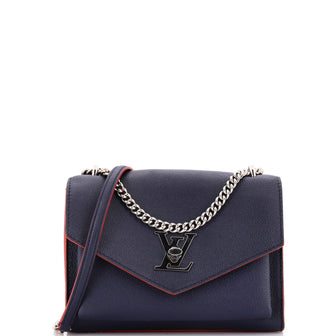 Louis Vuitton Mylockme Monochrome Handbag Leather BB