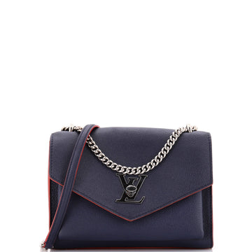 Louis Vuitton Mylockme Monochrome Handbag Leather BB