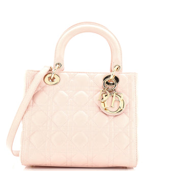 Christian Dior Lady Dior Bag Cannage Quilt Lambskin Medium