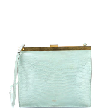 Celine Clasp Crossbody Bag Lizard Mini