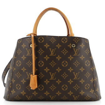 Louis Vuitton Montaigne Handbag Monogram Canvas MM