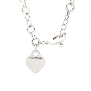 Tiffany & Co. Return To Tiffany Heart Tag Choker Necklace Sterling Silver