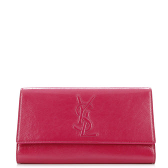 Saint Laurent Belle de Jour Clutch Leather Large