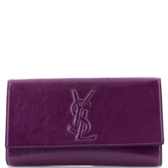 Saint Laurent Belle de Jour Clutch Leather Large