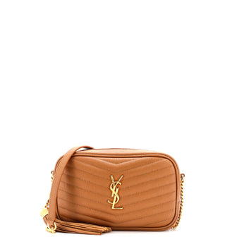 Saint Laurent Lou Camera Bag Matelasse Chevron Leather Mini