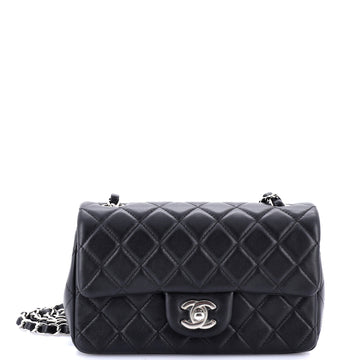 Chanel Classic Single Flap Bag Quilted Lambskin Mini